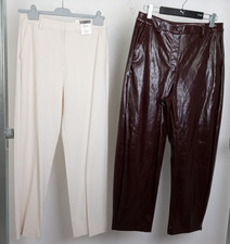 M&S Women's Burgundy Faux