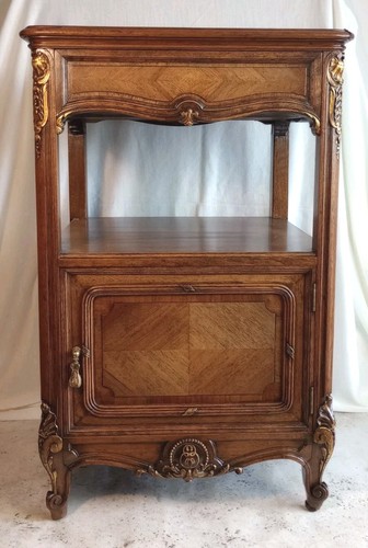 Antique french walnut gilt - walnut,