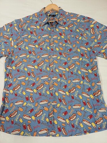 Mens novelty shirt hotdog - f&f,