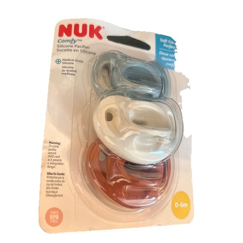Nuk silicone pacifiers set - silicone,