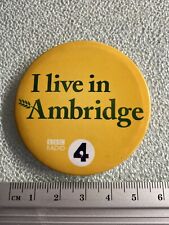 BBC Radio Four pin badge Soap Opera The Archers BBC Radio 4 I Live in Ambridge