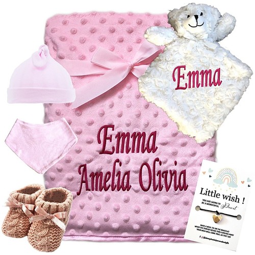 Personalised baby blanket - baby,