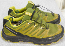 Salomon Mens Synapse CS Waterproof Green Outdoor Hiking Shoes Sz 9.5 308792