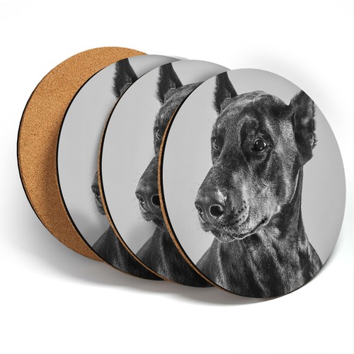 Coasters bw doberman - 4,