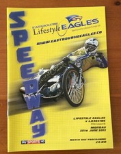 2012 EASTBOURNE v LAKESIDE HAMMERS 25th JUNE     ( GOOD CONDITION )