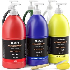 6 Colors Large Bulk Acrylic