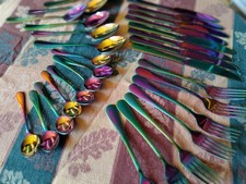 Rainbow Sterling Silver set of