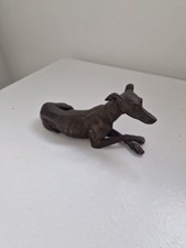Antique  Bronze Greyhound Dog Figurine bronze 