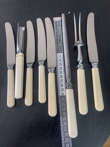 Vintage set stainless steel - of,