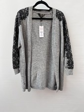 Lipsy London Grey Knit Open