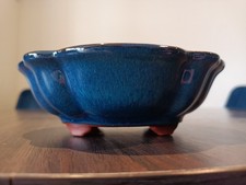 Bonsai pot ceramic - bonsai, lotus