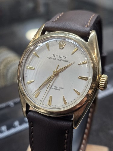Rolex 34mm 10k gold watch - 34mm, ref