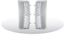 Performance Side Vent Grille W/Supercharged For Range Rover '03-'05 L322 SILVER