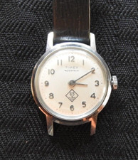 RARE 1960's TIMEX WHITE DIAL