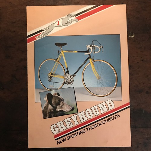 Greyhound brochure retro 1980s - greyhound,