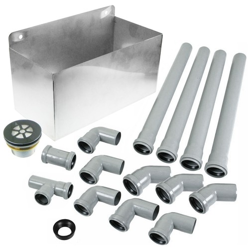 Stainless steel tundish - steel, drain