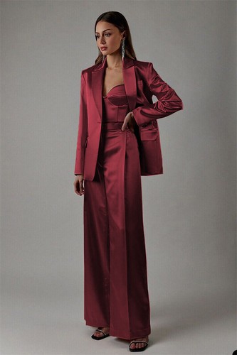 Silk satin women suits - silk,