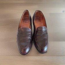 Alden 683 Handmade USA Burgundy Premium Calfskin Dress Loafer Shoes Men 10