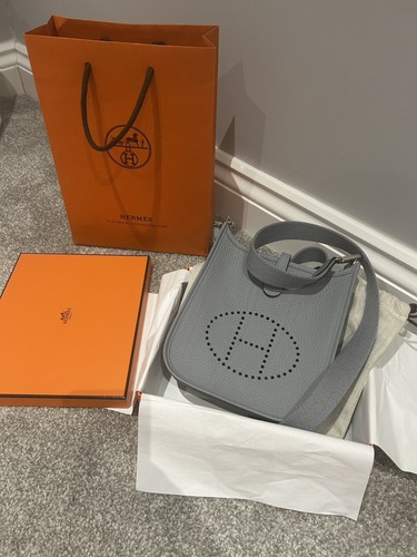 Hermes mini evelyne gris - evelyne,
