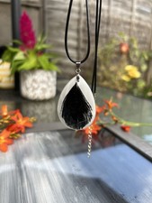 ?Peacock feather necklace, new handmade ?