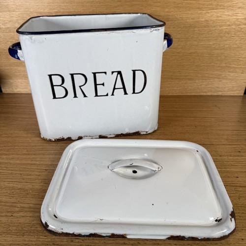 Large vintage enamel - enamel, square