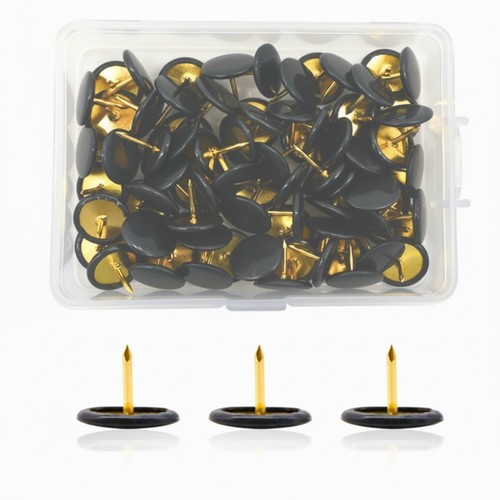 100pcs round drawing pins map - 100pcs,