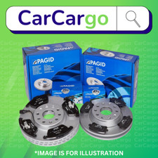 PAGID FRONT & REAR BRAKE DISC
