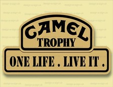 CAMEL TROPHY #M470 SIGN  16" x