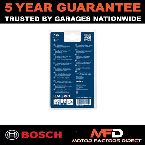 Spark plug bosch fits peugeot - plug,