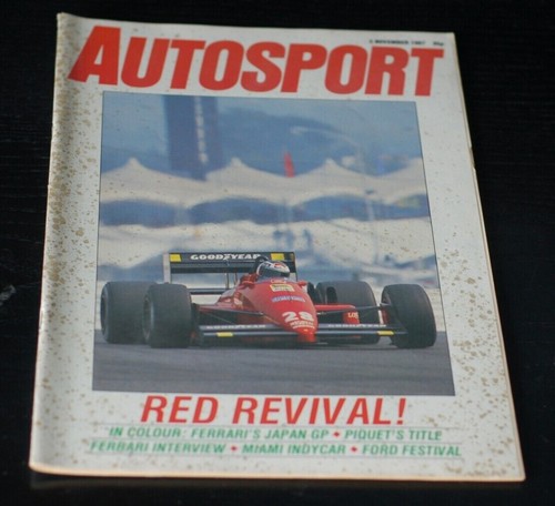Autosport magazine nov 1987 - autosport, 5
