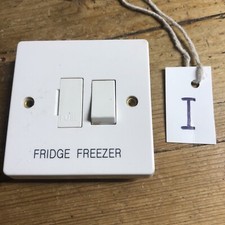 CRABTREE 4827Switched Fused Spur   Marked “FRIDGE FREEZER ” New Old Stock