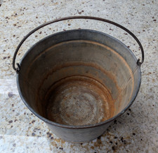 Vintage Galvanized Steel Metal