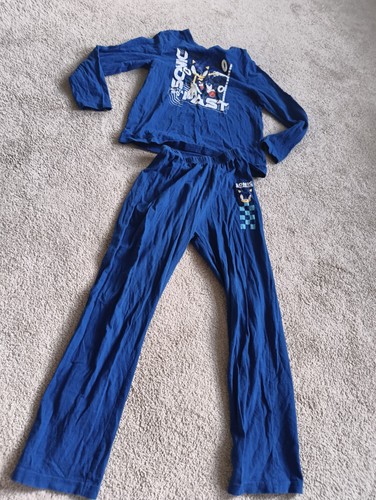 Boys pyjamas blue sonic - pj,