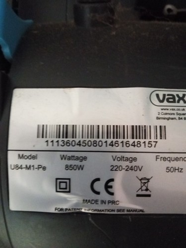 Vax u84 hoover - u84-al-pe,