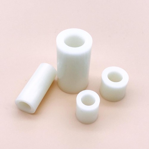 100pcs white nylon round - white,