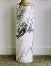High Quality Arabescato Marble Grand Tour Column - Delivery Available In UK