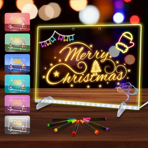 Led glow doodle board acrylic - board,