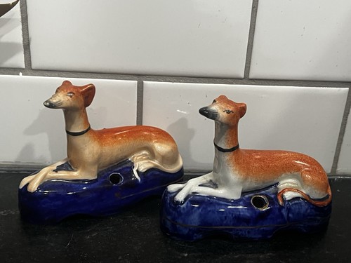 Pair antique staffordshire - antique,
