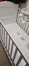 Baby Cot, Mattress, 2 Mattress Sheets, 2 Baby Sleep Bags & Mobile.