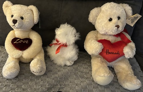 Harrods heart bear - harrods, westie