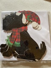 Scottie Dog~Packs Of 10 Christmas Cards~Black And wheaten Scottie’s~Westies