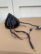 Vintage Lucas Type Headlight 7" inch shell +wiring switches + others.