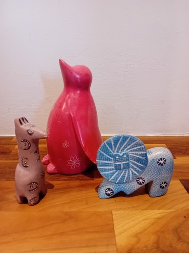 African hand carved - carved, bright