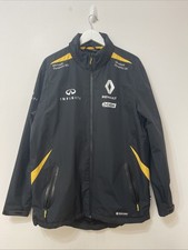 Renault Sport Infiniti Formula 1 Team Racing Rain Jacket Men’s Large Black