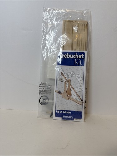 Trebuchet working wooden model - working,