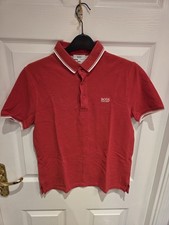 Hugo Boss Red Short Sleeve