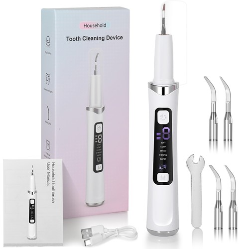 Ultrasonic tooth cleaner - tooth,