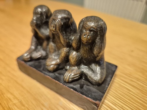 Three wise monkeys ornament - wise,