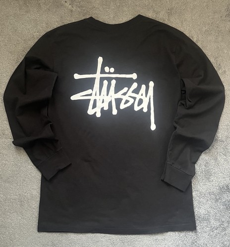 Stüssy black long - long, sleeve