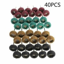 40Pcs Abrasive Buffing Polishing Wheel Set Fit For Dremel Rotary Tool Drill Bit